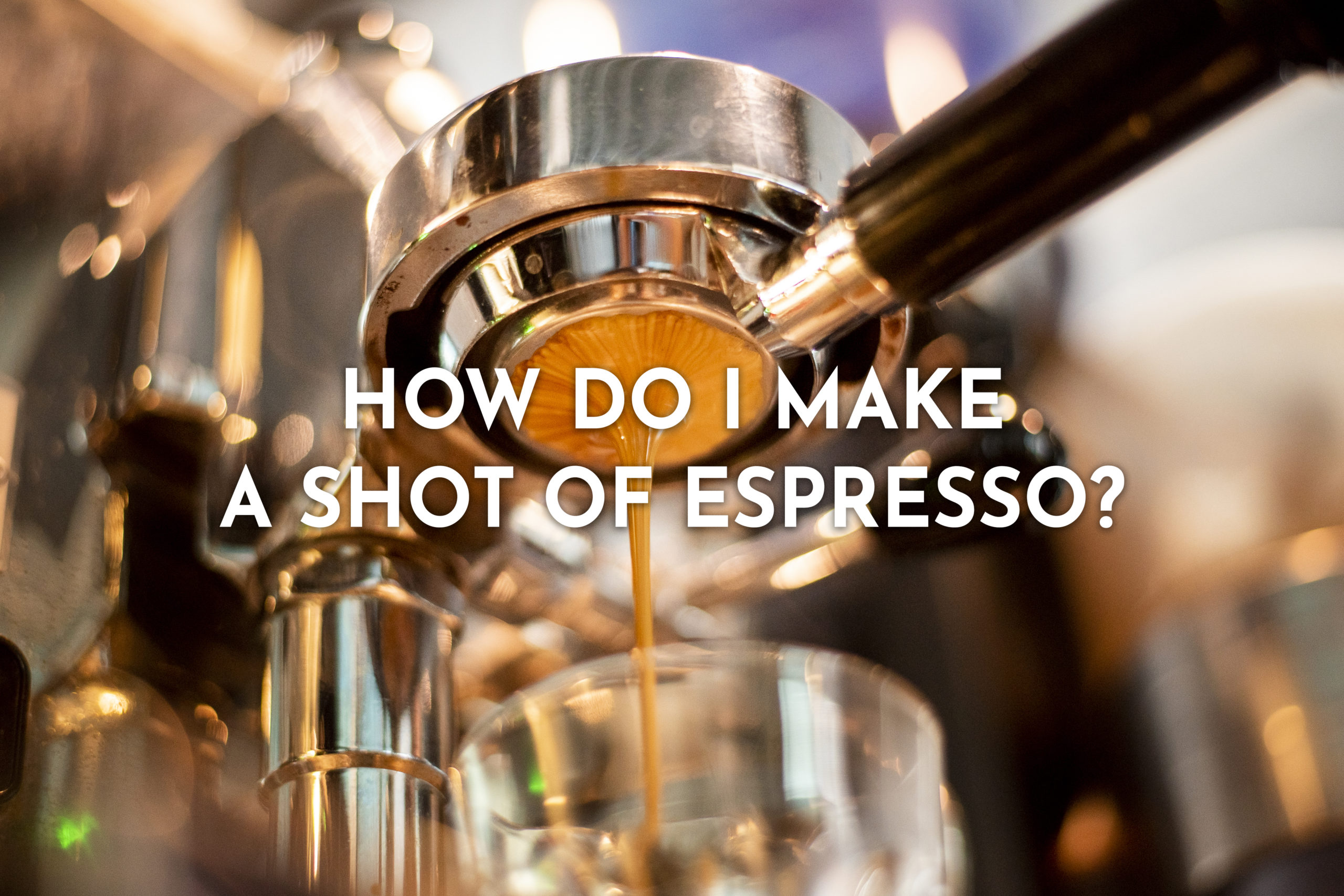 espresso machine brewing espresso